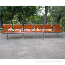 6 seat size outdoor long wooden bench wooden long bench chair